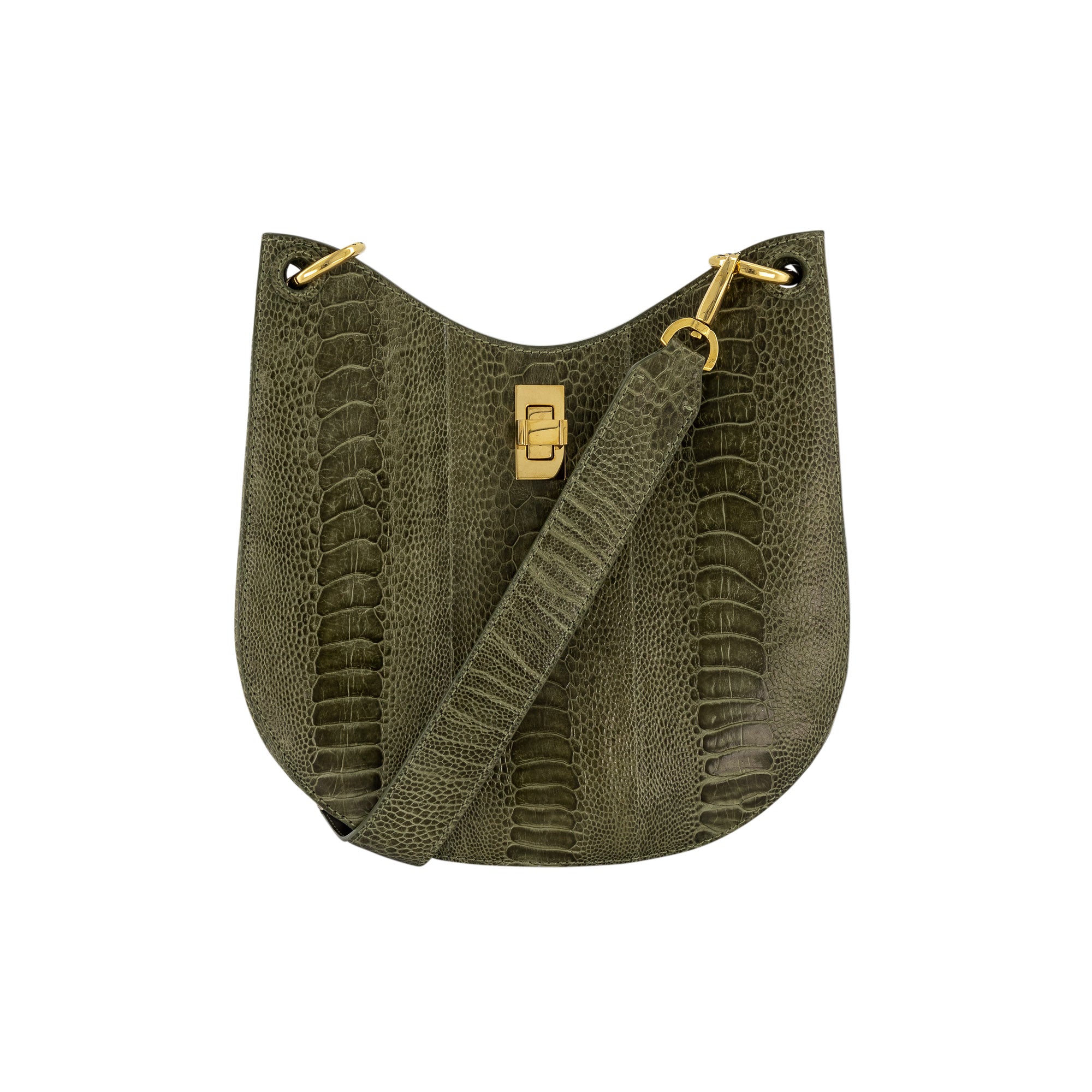 Mini Nova in Forest Green Ostrich Leg | Cape Cobra – Cape Cobra