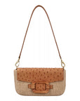 Deya in Luggage Ostrich & Raffia