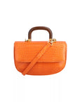 Picco in Tangerine Crocodile