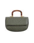 Picco in Forest Green Ostrich