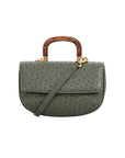 Picco in Forest Green Ostrich