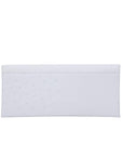 Nile Clutch in White Ostrich