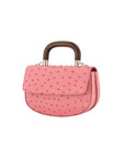 Mini Picco in Indian Pink Ostrich