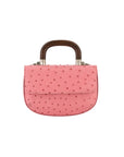 Mini Picco in Indian Pink Ostrich