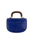 Mini Picco in Mod Blue Crocodile