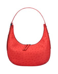 Aspen in Scarlet Red Ostrich