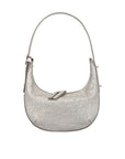 White/Beige handbag on a white background