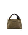 Mini Esme in Forest Green Crocodile