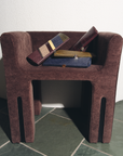 Eda in Plum Ostrich Leg