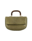 Picco in Forest Green Crocodile