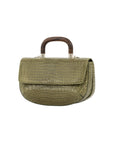 Picco in Forest Green Crocodile