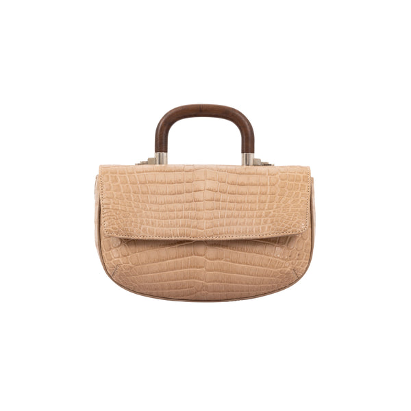 Picco in Nude Crocodile