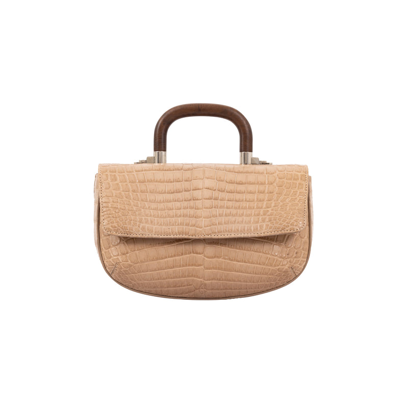 Picco in Nude Crocodile