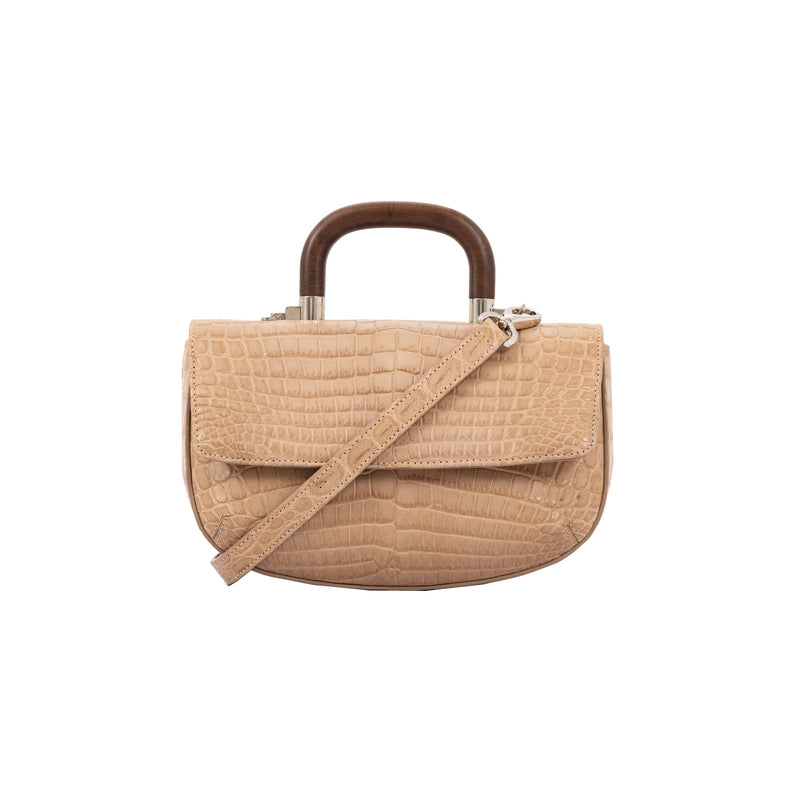 Picco in Nude Crocodile
