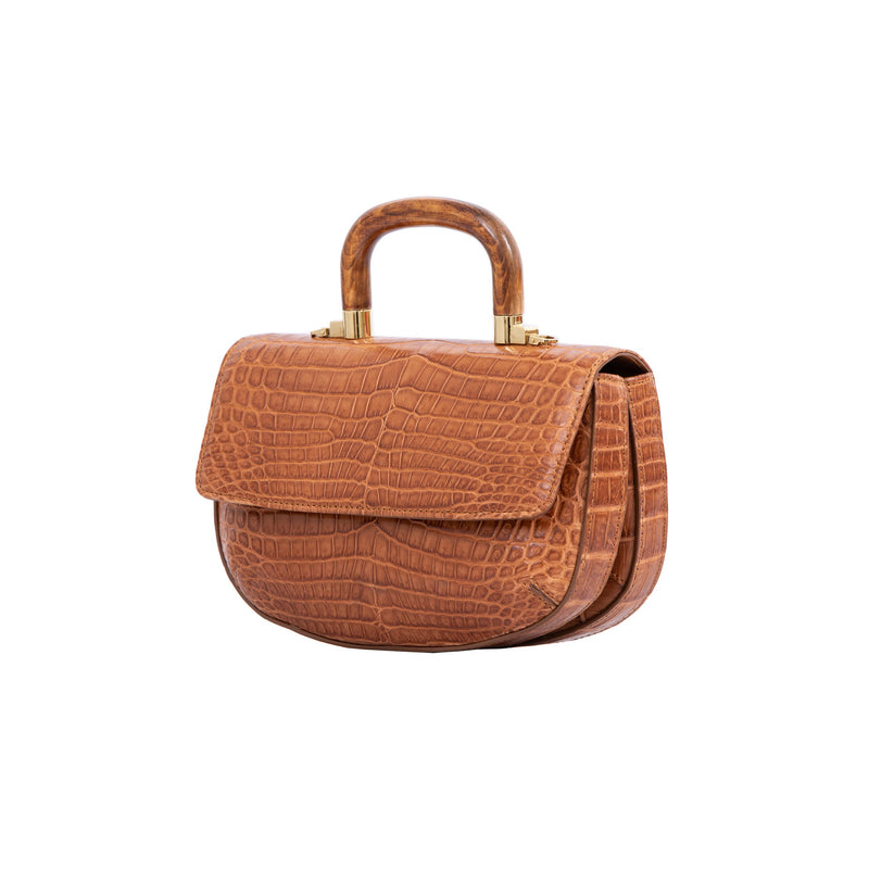 Picco in Cognac Crocodile