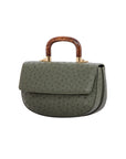 Picco in Forest Green Ostrich