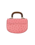 Mini Picco in Indian Pink Ostrich