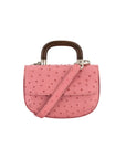 Mini Picco in Indian Pink Ostrich