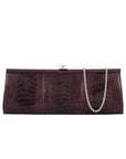 Eda in Plum Ostrich Leg