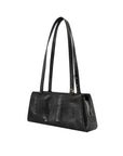 Philippa in Black Ostrich Leg