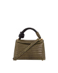 Mini Esme in Forest Green Crocodile