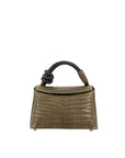 Mini Esme in Forest Green Crocodile