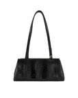 Philippa in Black Ostrich Leg